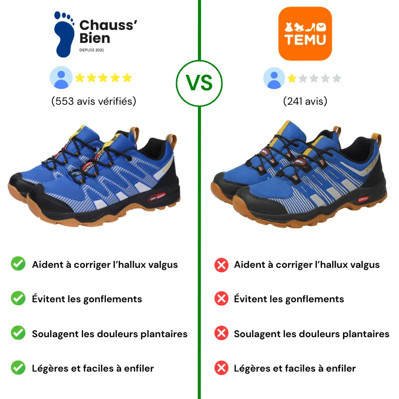 TrailMax™ - Chaussures de marche à confort orthopédique