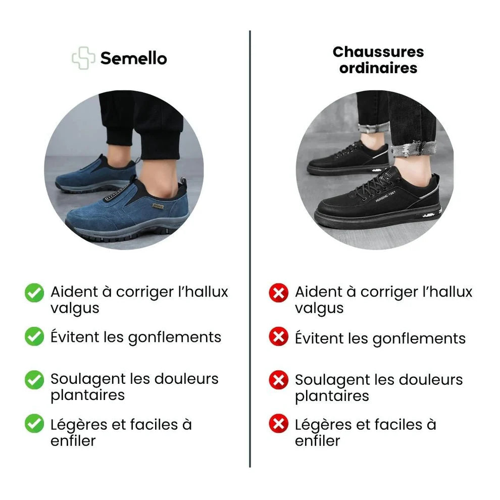 Chaussures orthopédiques MAX+ PRO pour hommes – Confort et soutien