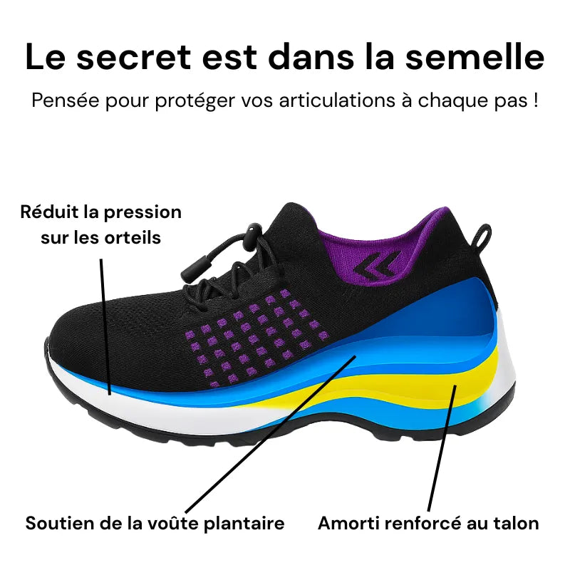 VEXIA – Baskets orthopédiques à confort maximal