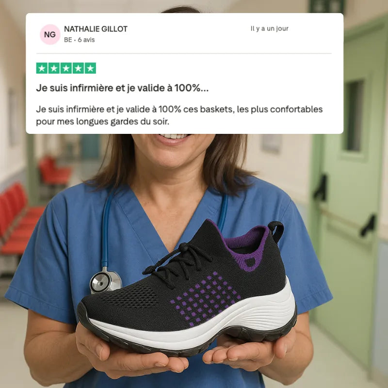 VEXIA – Baskets orthopédiques à confort maximal