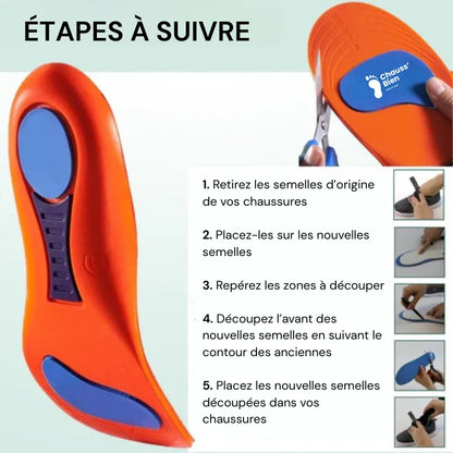 Semelles orthopédiques Bien-être – Soutien quotidien