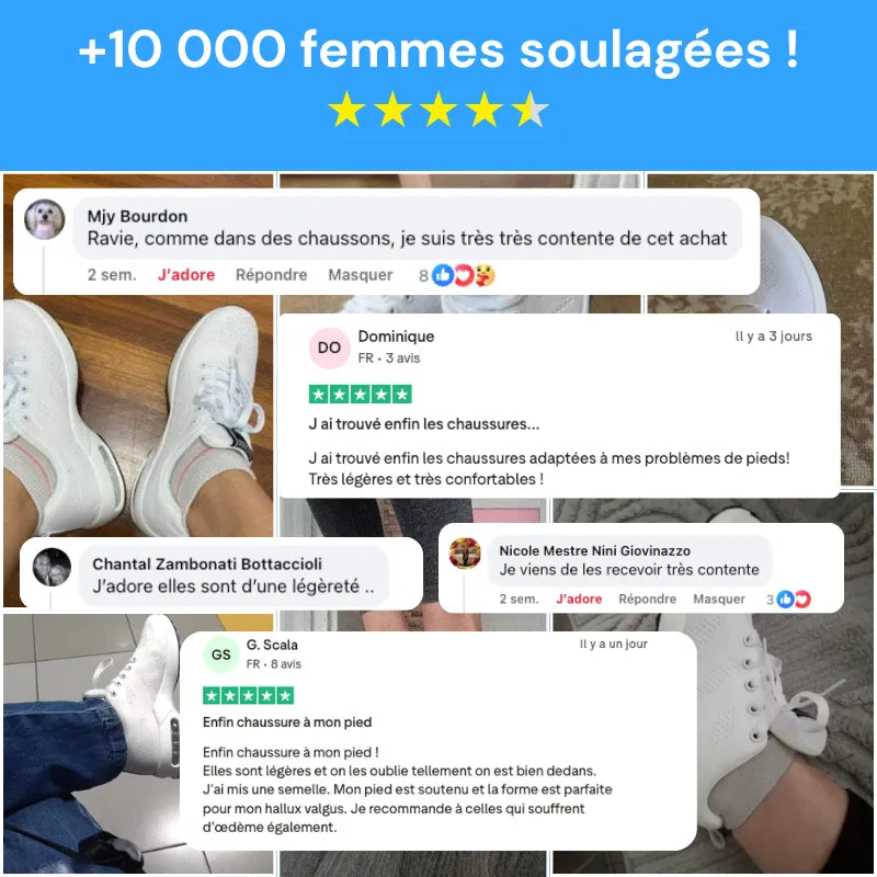Baskets à confort orthopédique CLOUD+